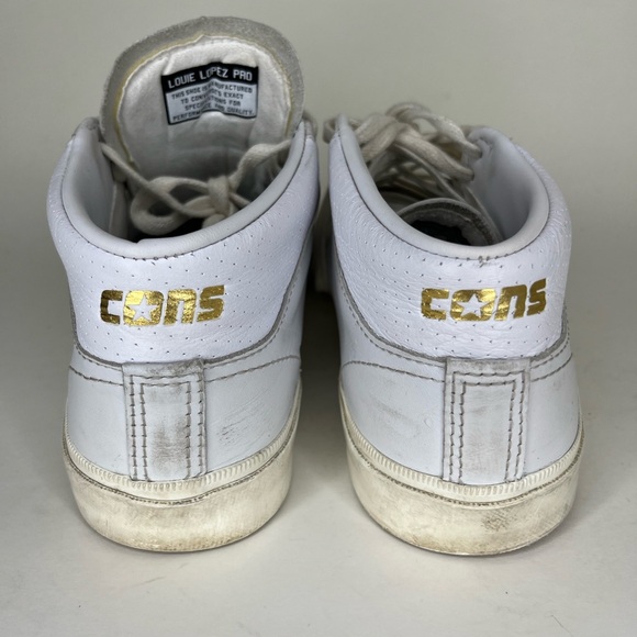 Converse CONS Louie Lopez Pro Mid Top White Men’s Sneakers Size 7.5  171984C - Picture 8 of 16